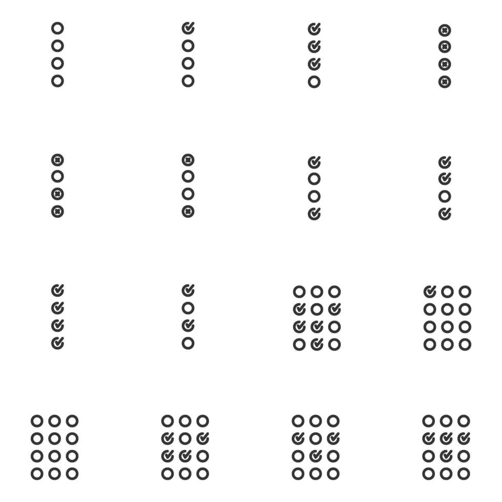 Arrow icon check box, diagram, target, circle, element, vector