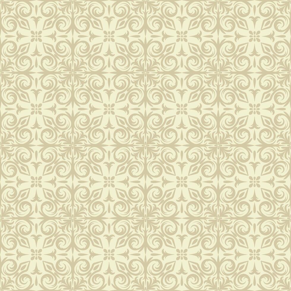 Damask seamless pattern. classical luxury old fashioned ornament, royal victorian texture for wallpapers, textile, wrapping. vector