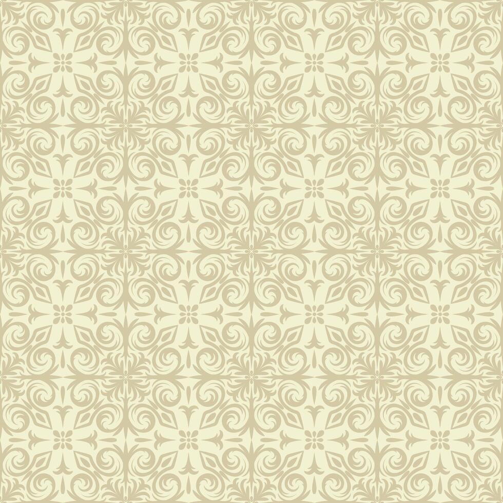 Damask seamless pattern. classical luxury old fashioned ornament, royal victorian texture for wallpapers, textile, wrapping. vector