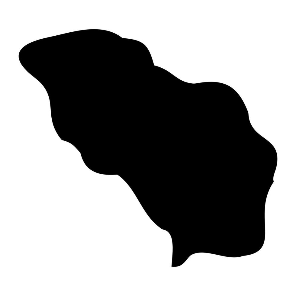 Victoria District map, administrative division of Malta. illustration. vector