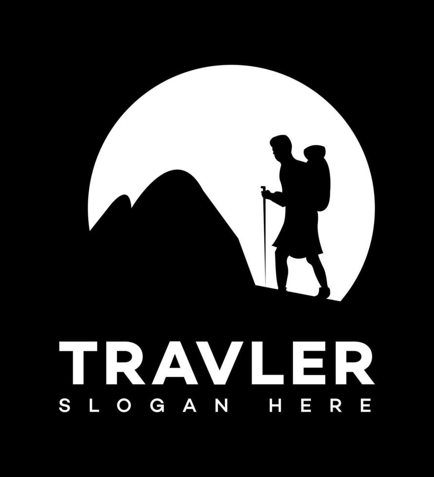 traveller logo Brand Identity vector