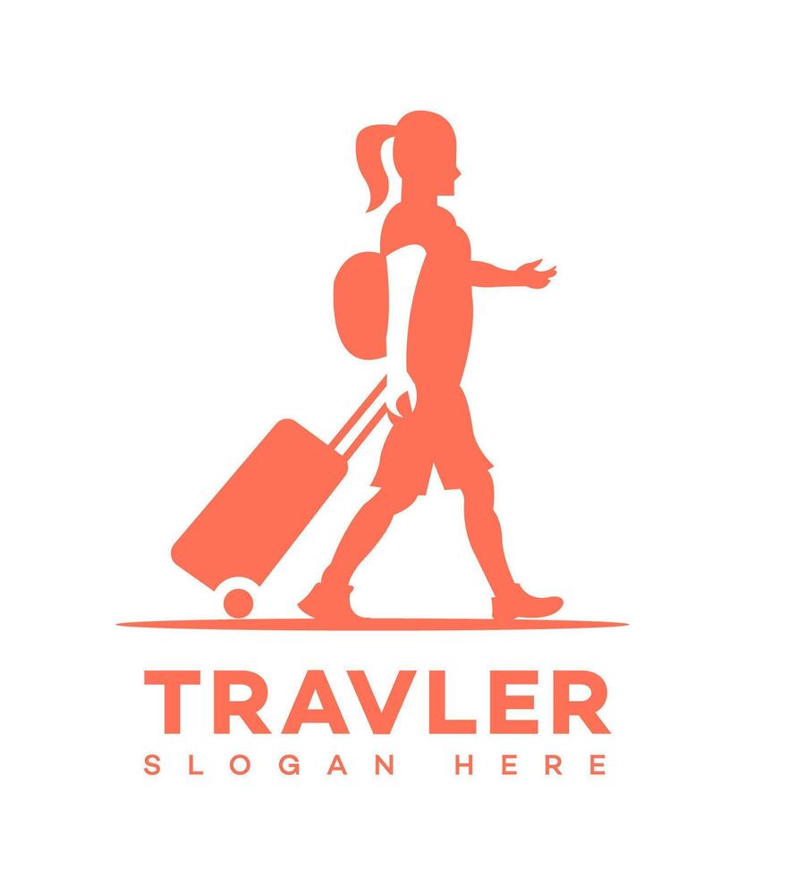 traveller logo Brand Identity vector