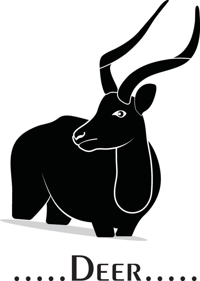 deer animal icon or wildlife vector