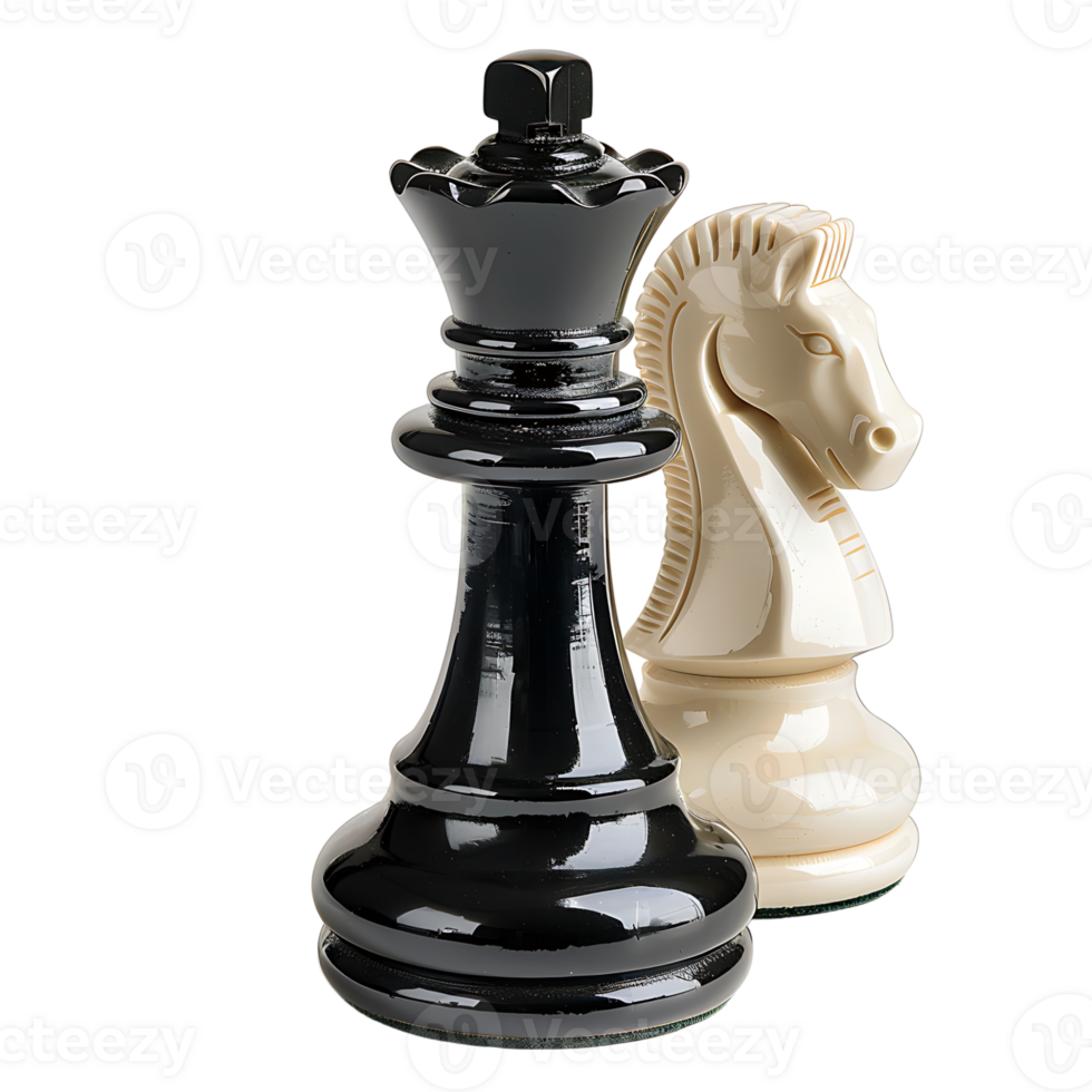 Chess figure on isolated transparent background png