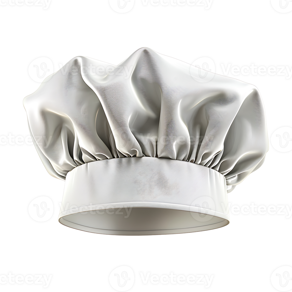 Chef hat on isolated transparent background png