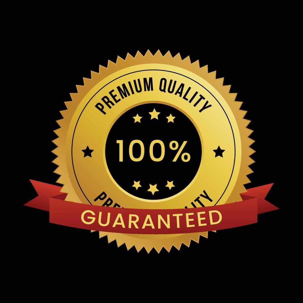 Premium quality label illustration vector