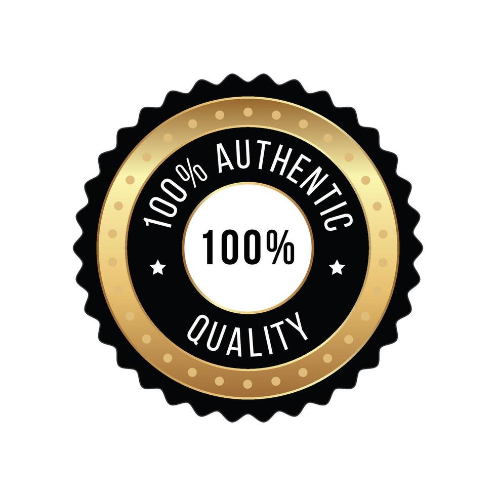 Authentic quality Stamp Seal Template vector