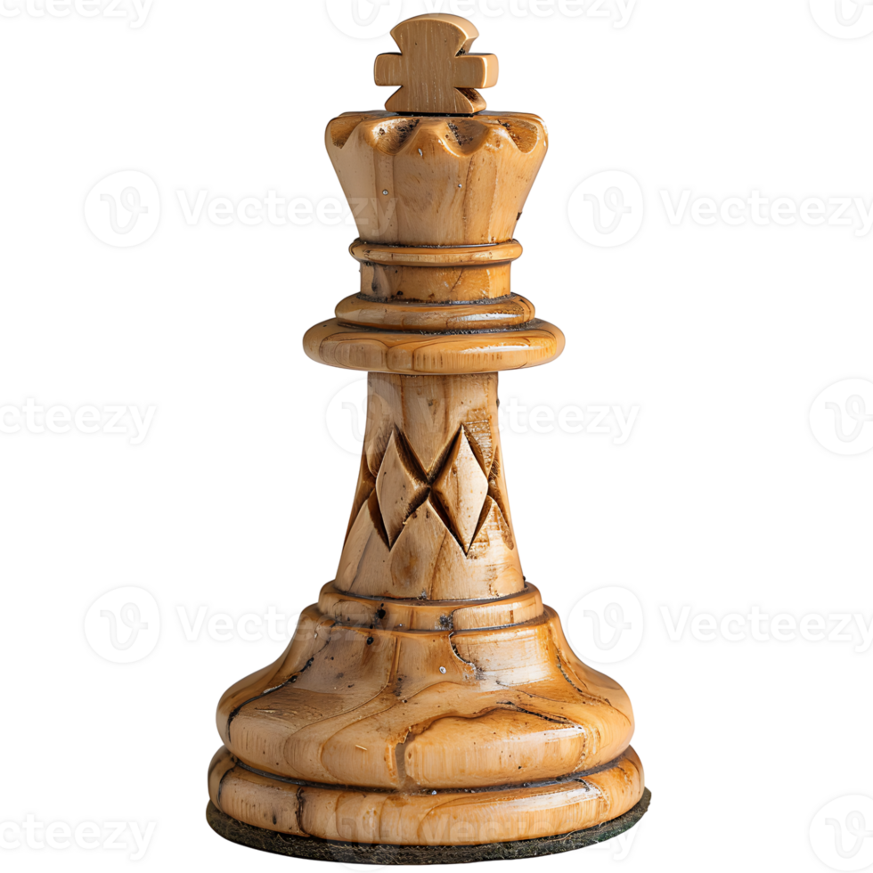 Chess figure on isolated transparent background png