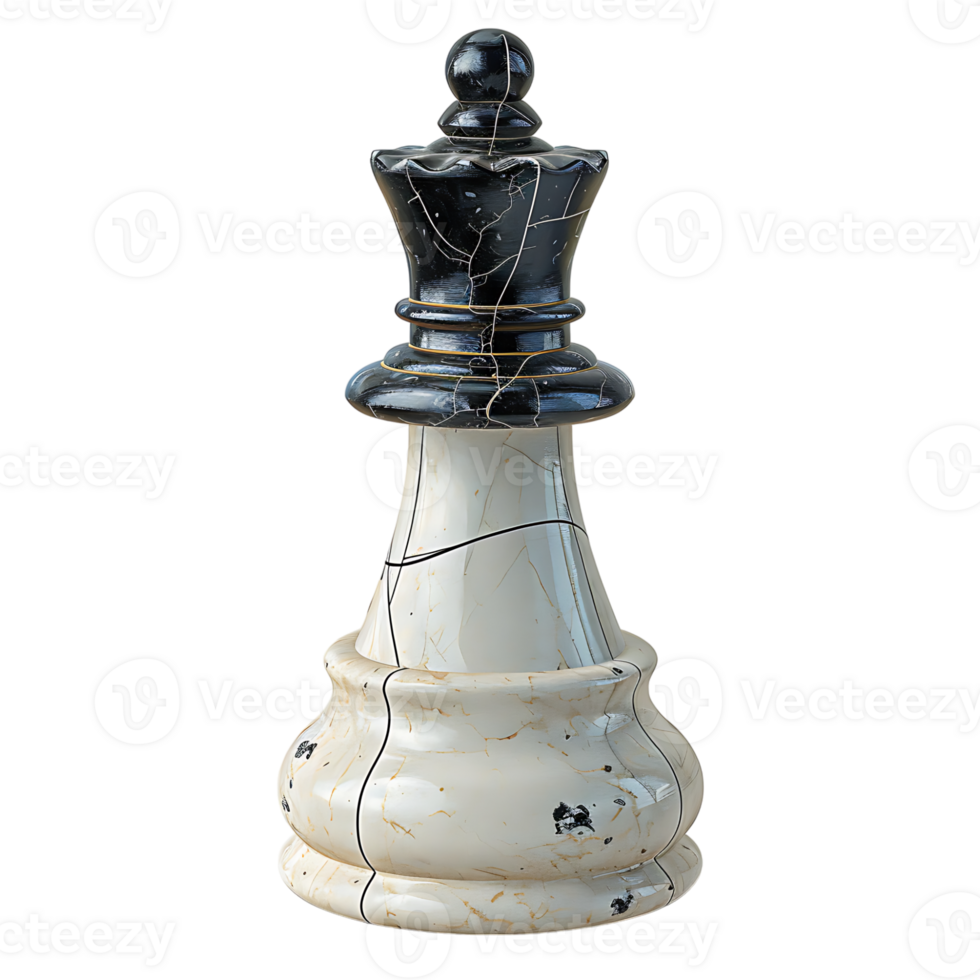 Chess figure on isolated transparent background png