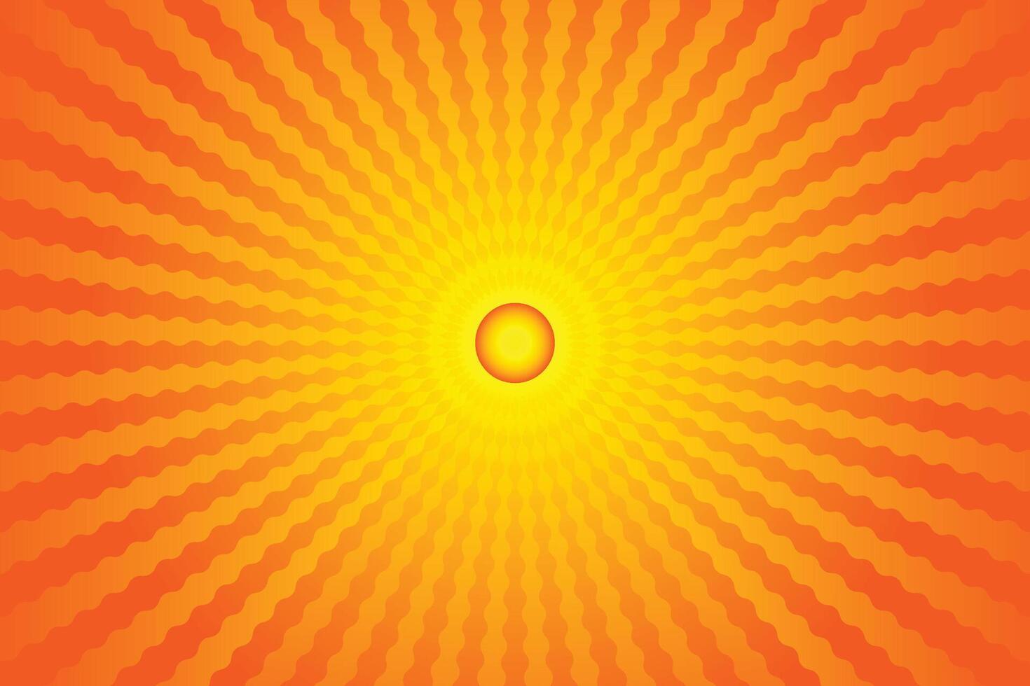 Sunburst Pattern Background for Summer Banner vector