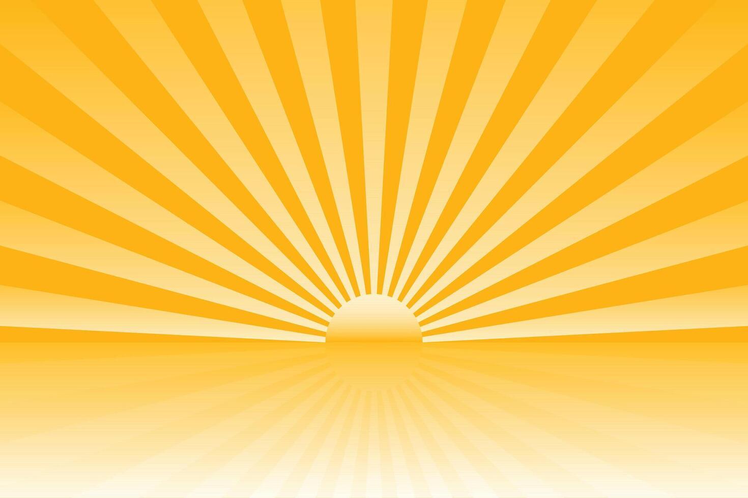 Sunburst Pattern Background for Summer Banner vector