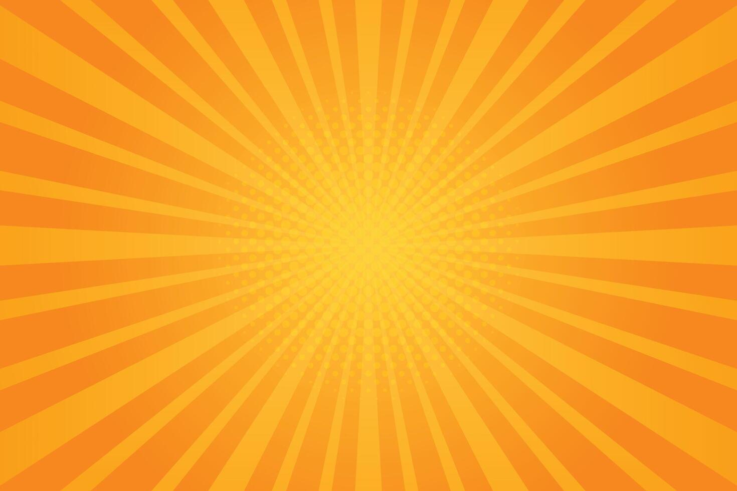 Sunburst Pattern Background for Summer Banner vector