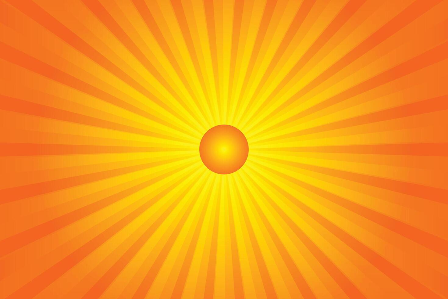 Sunburst Pattern Background for Summer Banner vector