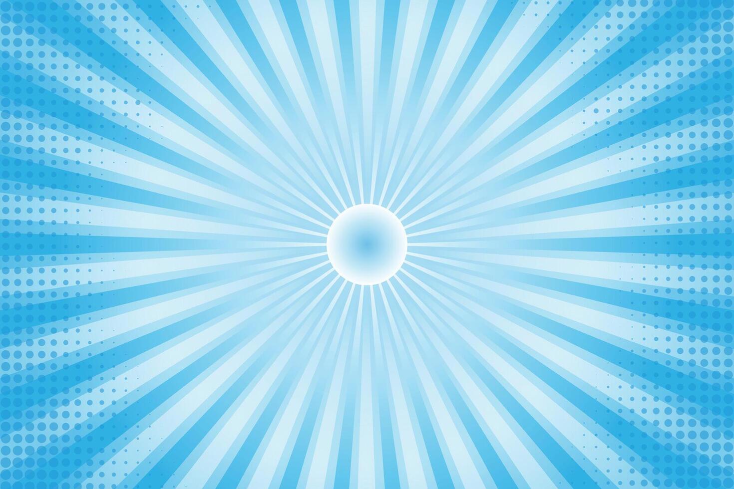 Sunburst Pattern Background for Summer Banner vector