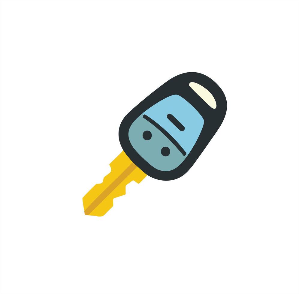 Car Key Icon for Security Apps vector