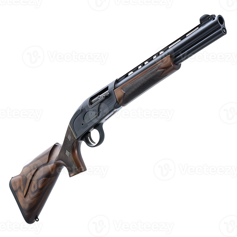 Shotgun on isolated transparent background png