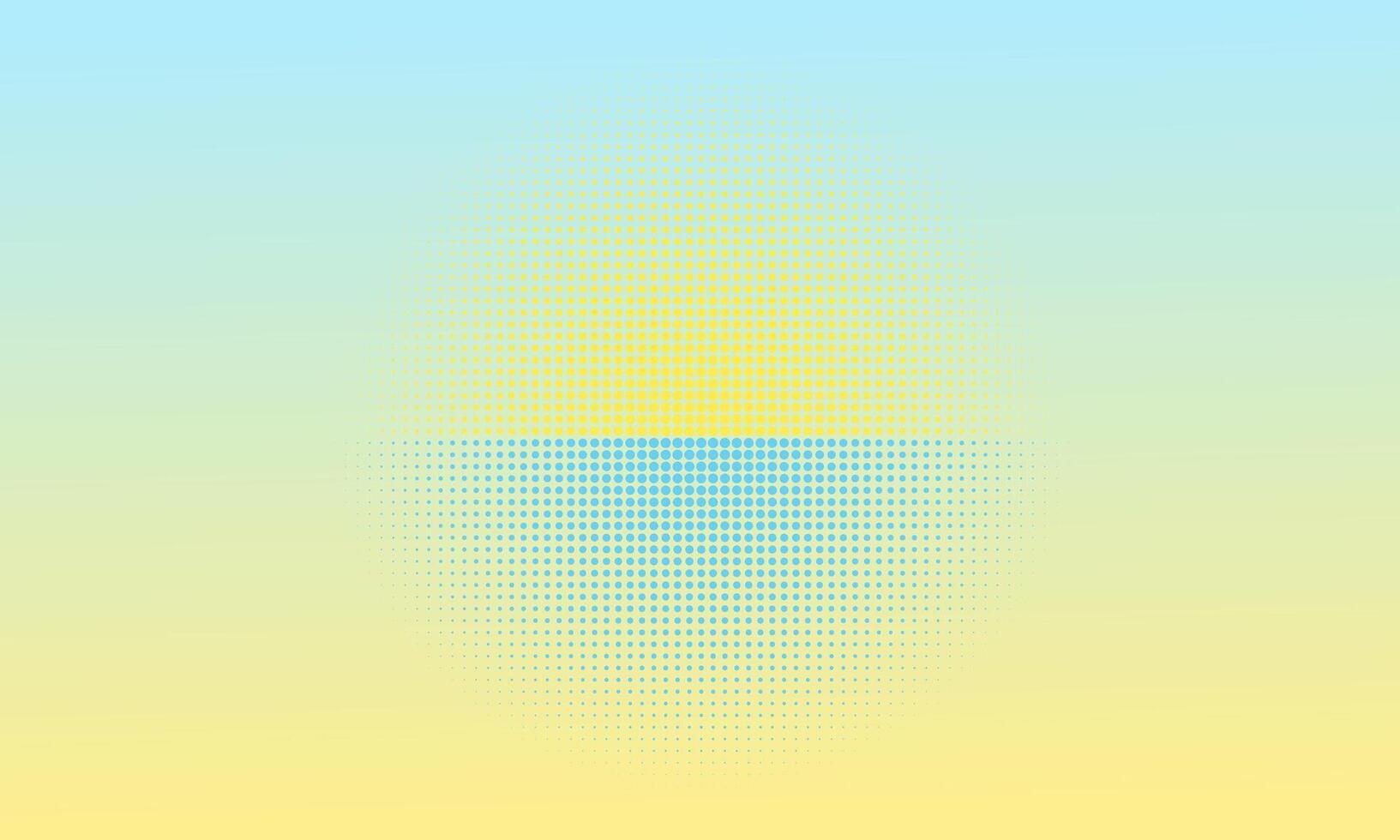 Gradient Summer Sun Halftone Background vector