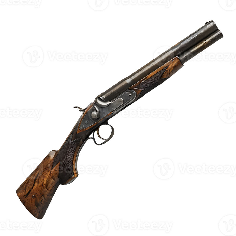 Shotgun on isolated transparent background png