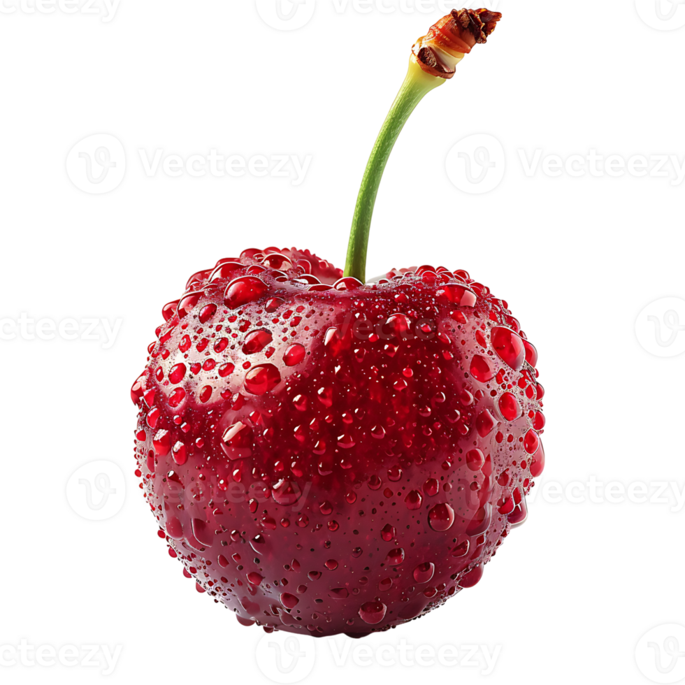Cherry on isolated transparent background png