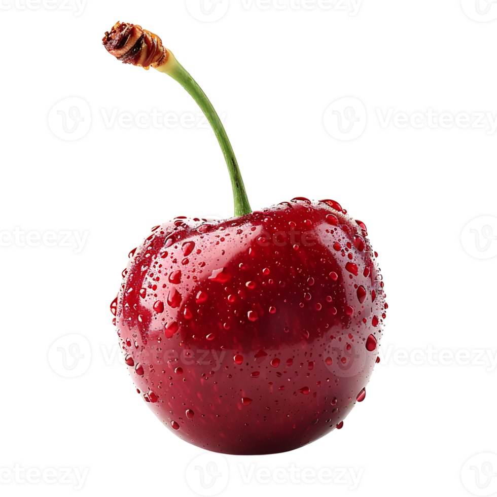 Cherry on isolated transparent background png