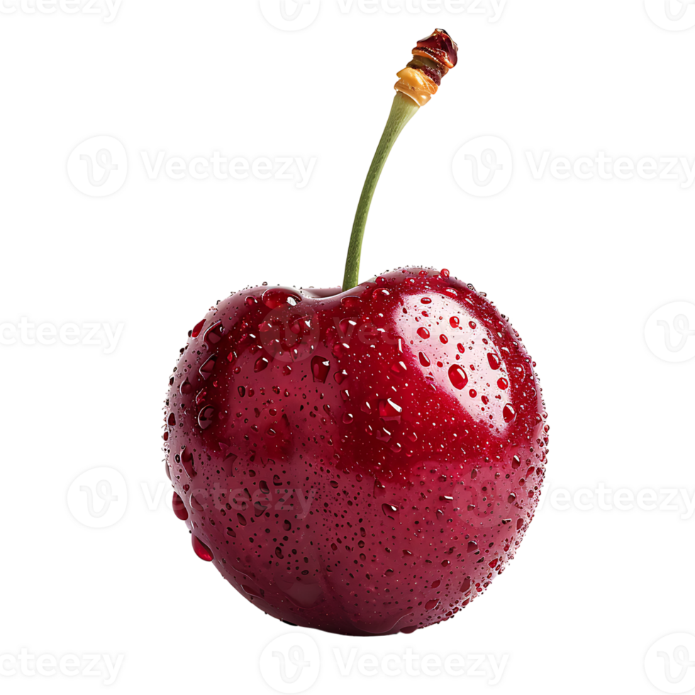 Cherry on isolated transparent background png