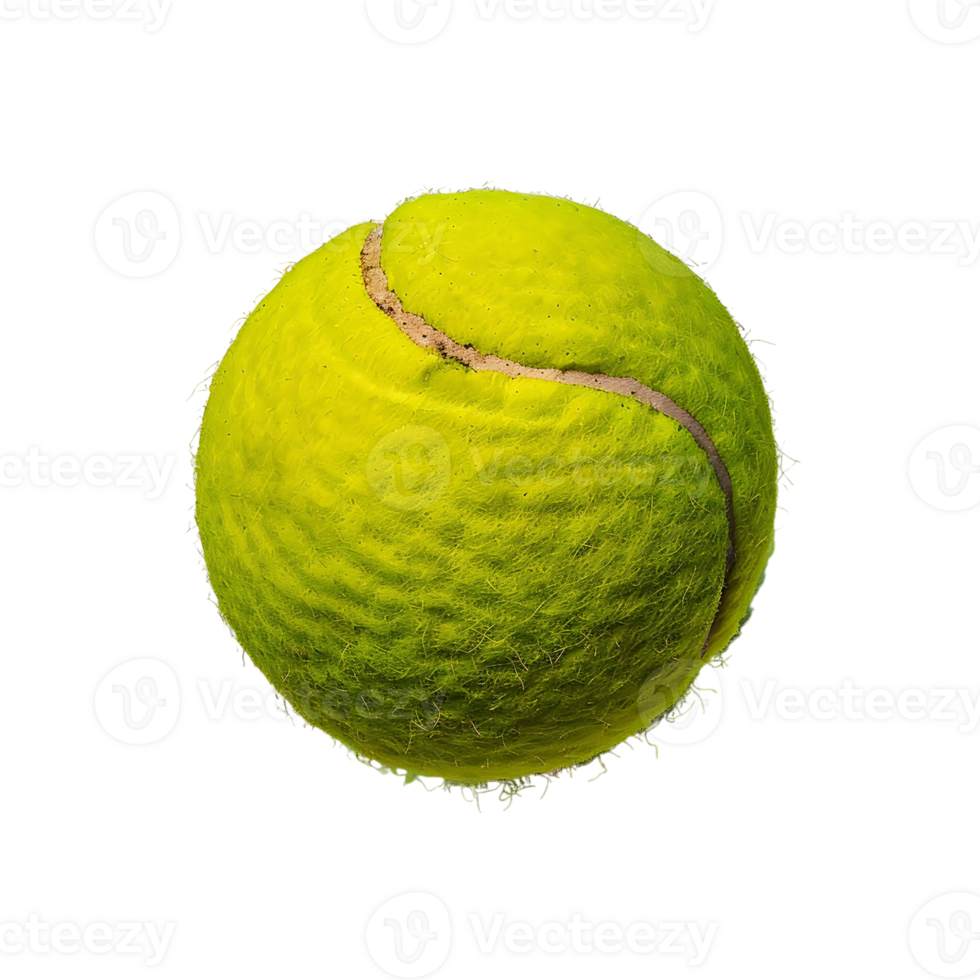 tennis bal Aan geïsoleerd achtergrond png