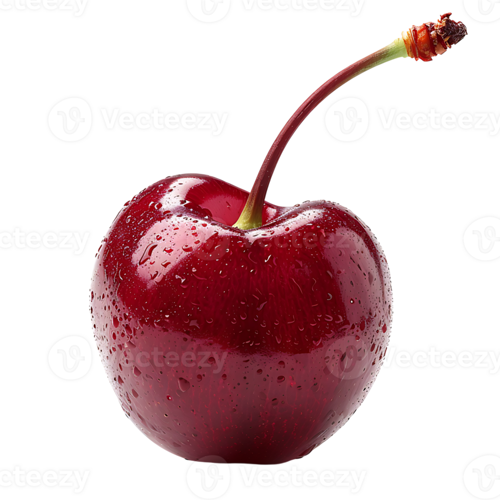 Cherry on isolated transparent background png