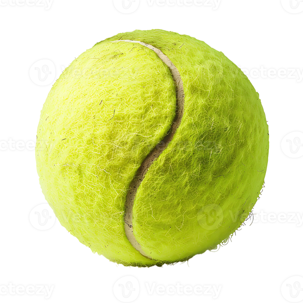 Tennis ball on isolated background png