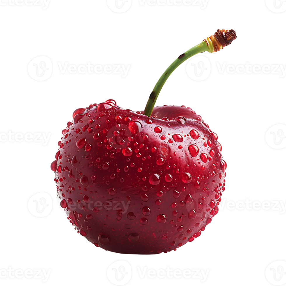 Cherry on isolated transparent background png