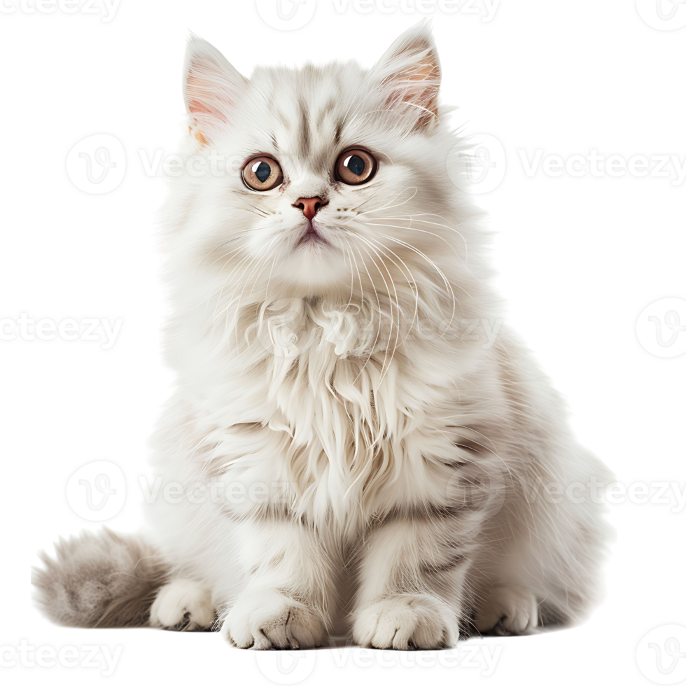 Cat on isolated background png