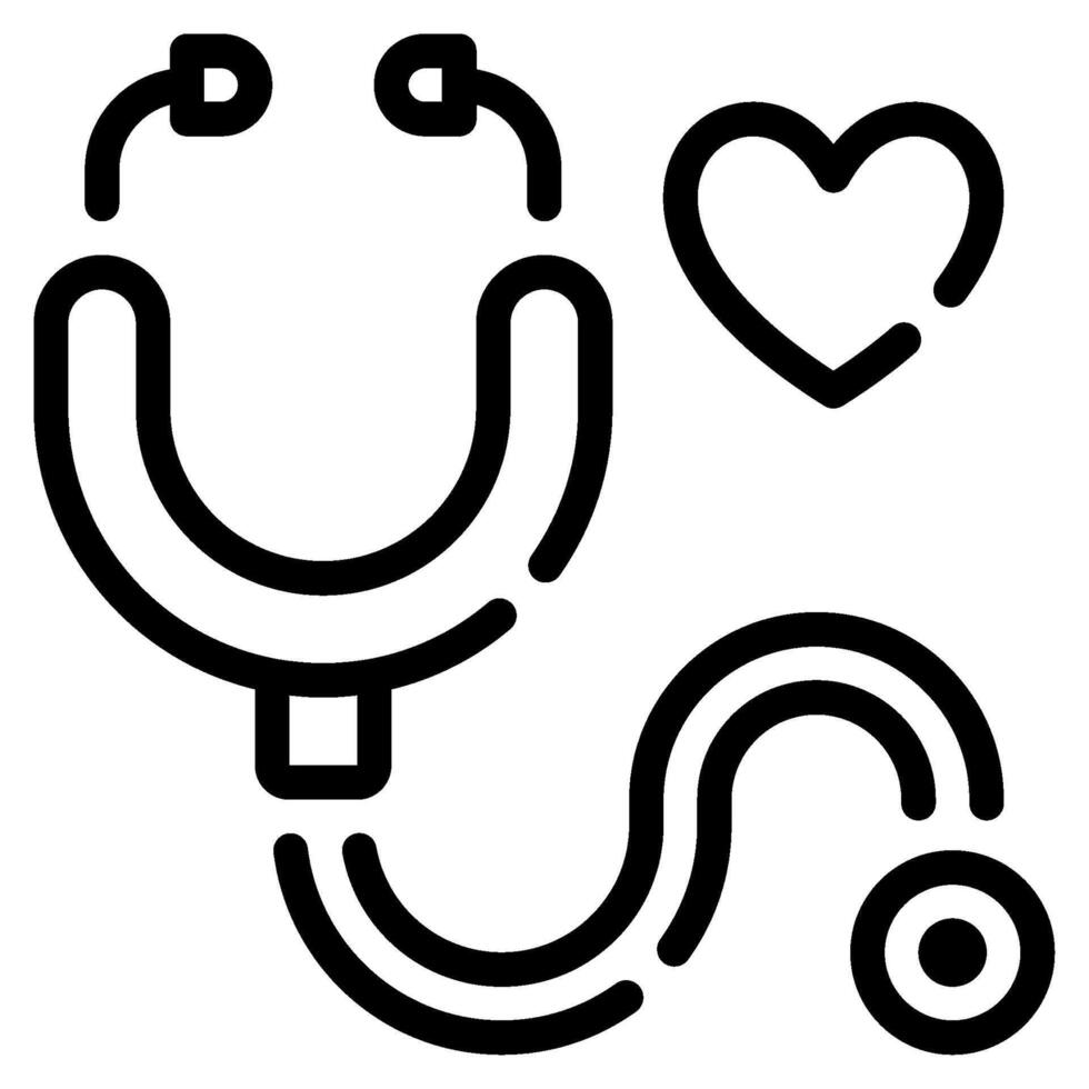 Stethoscope icon for web, app, infographic, etc vector