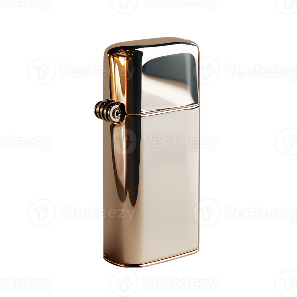 Lighter isolated 3d render on isolated transparent background png