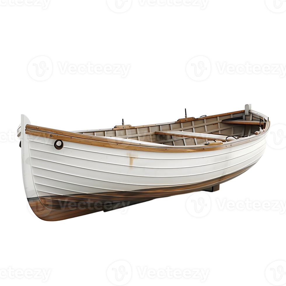 3d bateau sur isolé transparent Contexte png