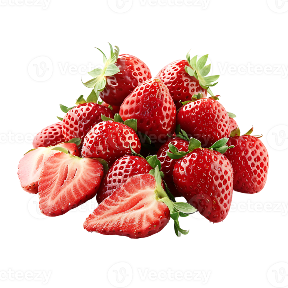 Strawberry on transparent Background png