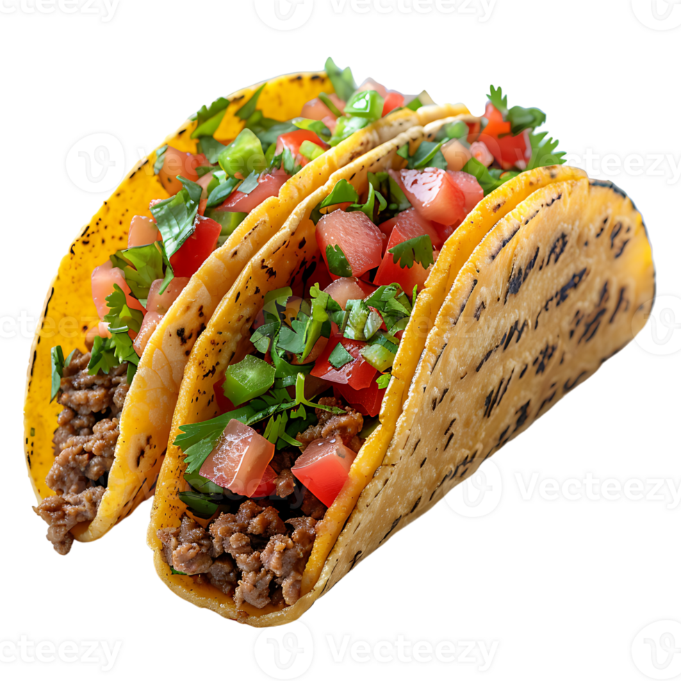 Taco on isolated transparent background png