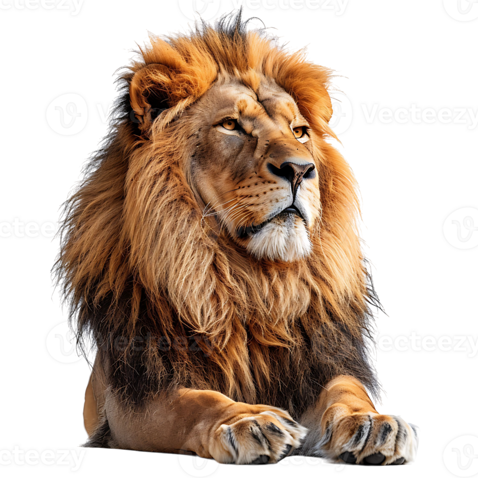 Lion on transparent Background png