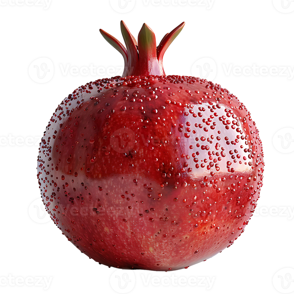 Pomegranate on transparent Background png