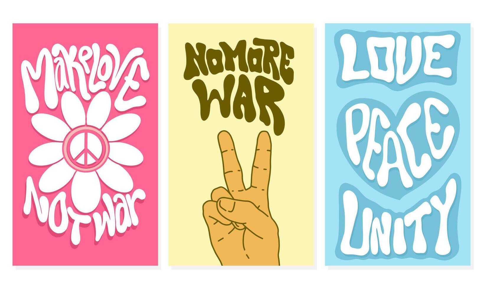 No more war and peace design, bundling, for social media template vector