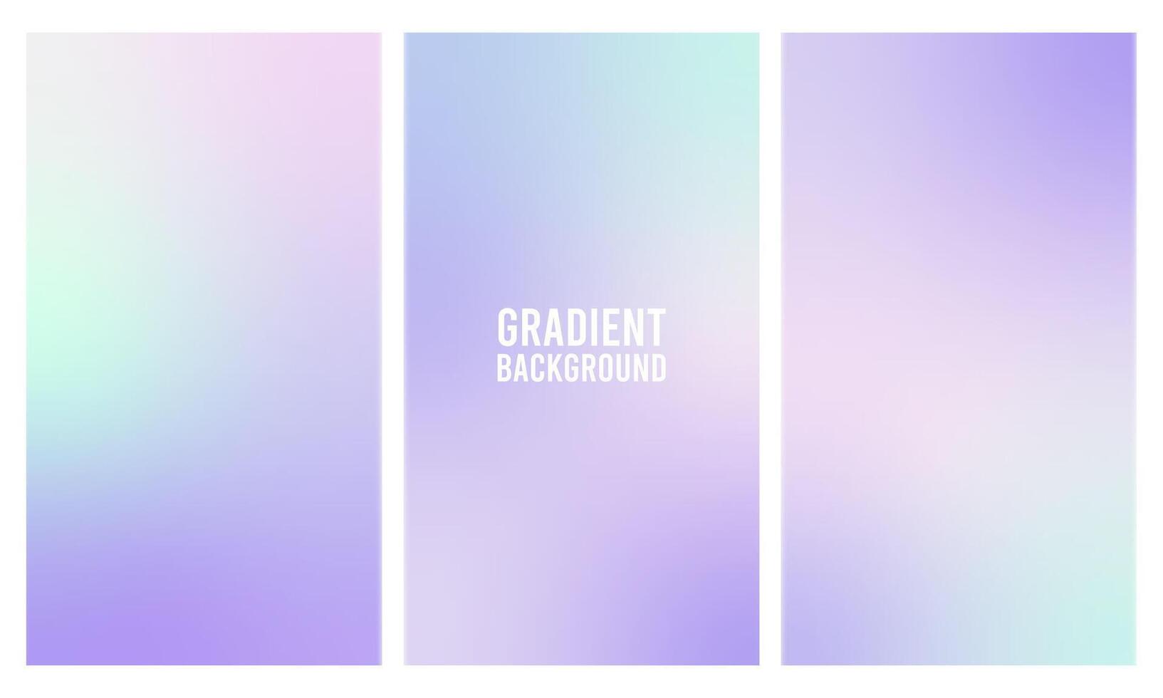 soft colorful gradient background, bundling, for social media template vector