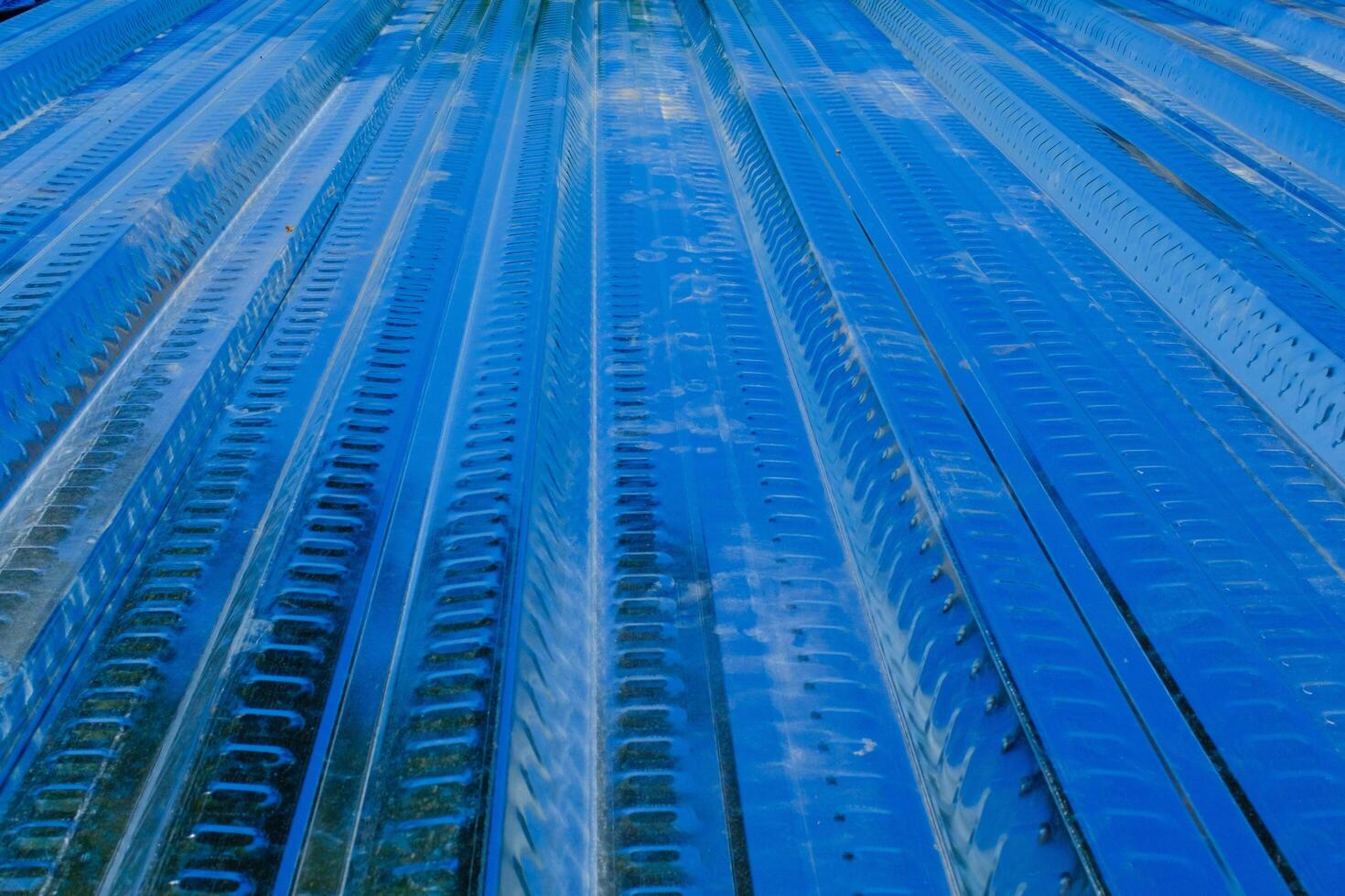 Background Photography. Textured Background. Metal Deck background exposed to sunlight. Bandung - Indonesia, Asia photo