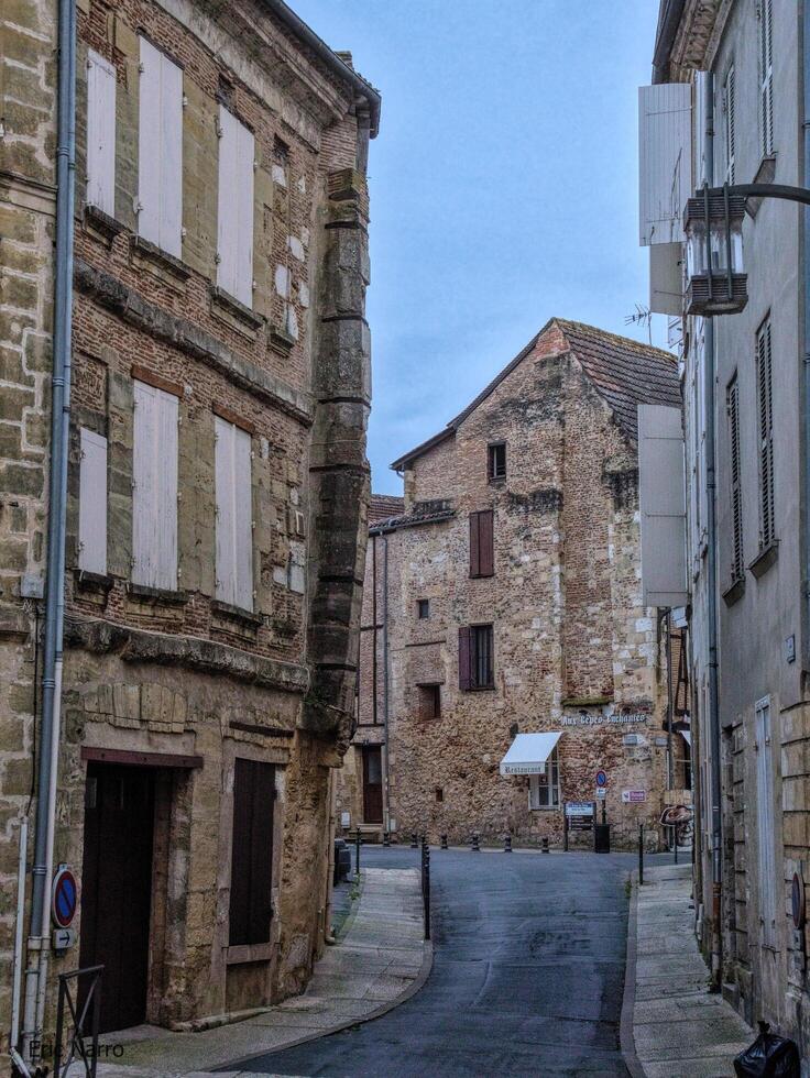 Bergerac's city center - A snapshot of historic charm and vibrant culture. photo