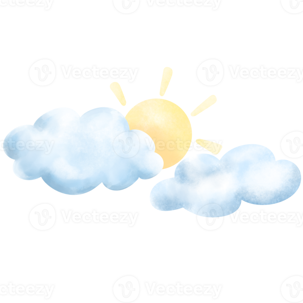 Sun and clouds png