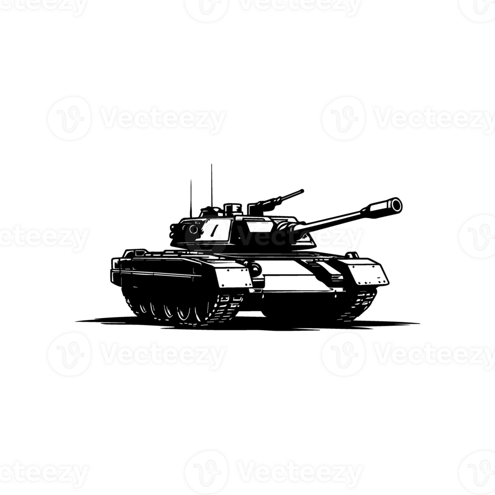 ontwerp illustratie van een strijd tank png