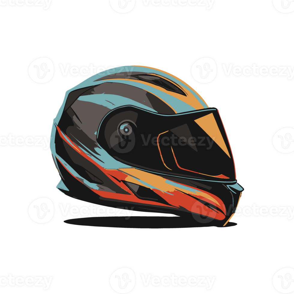 image of the icon design for a motorbike helmet png