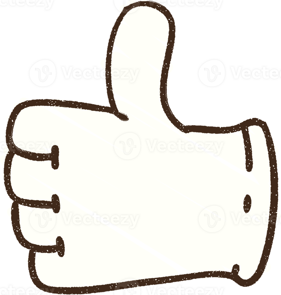 Thumbs Up Chalk Drawing png