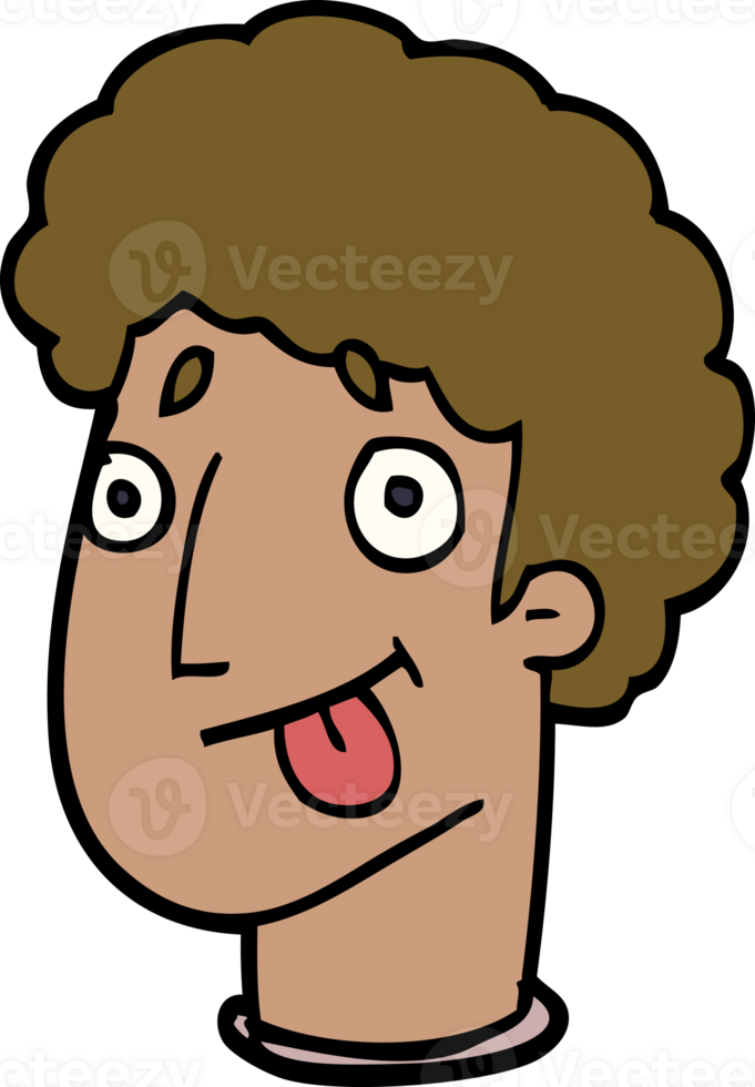 cartoon doodle funny male face png