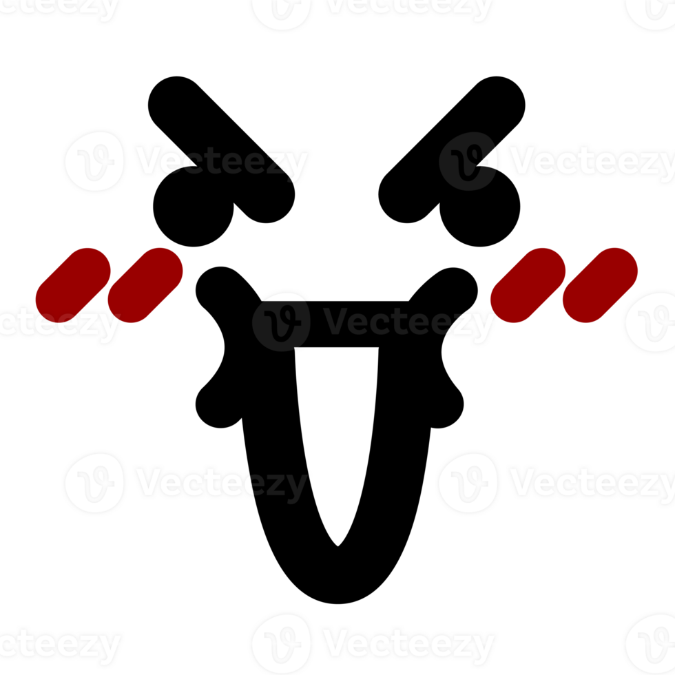 mean laughing face icon png