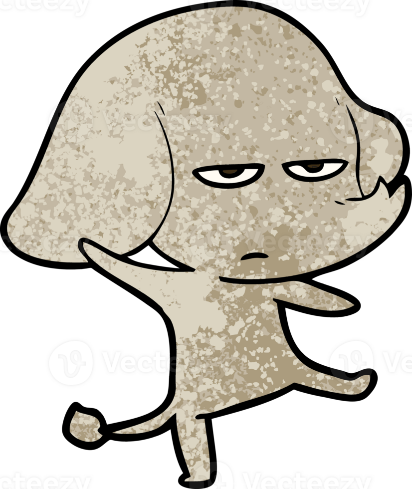 annoyed cartoon elephant png
