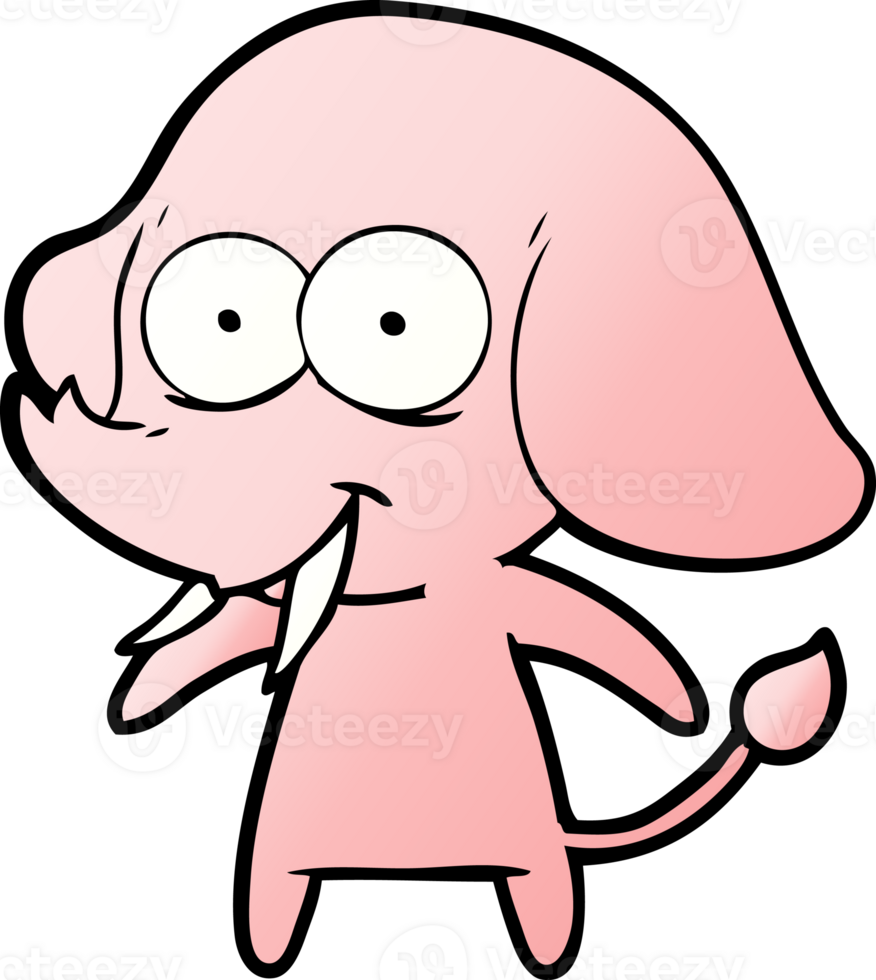 happy cartoon elephant png