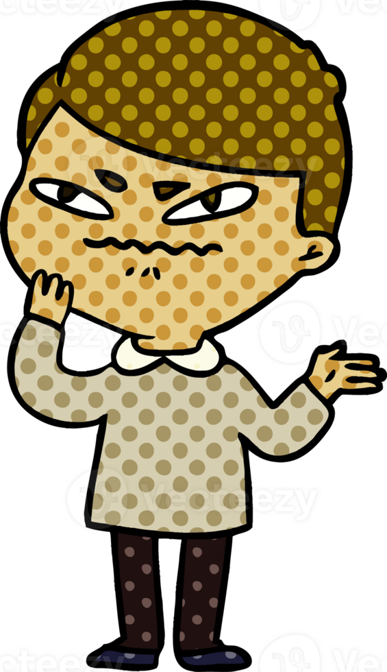 cartoon angry man png